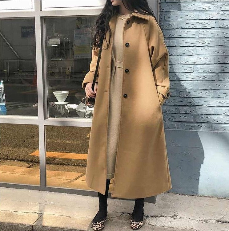 Winter Trench Coat for Women - Stylish Long Coat, Weather-Resistant Design, Perfect for Cold Weather 0