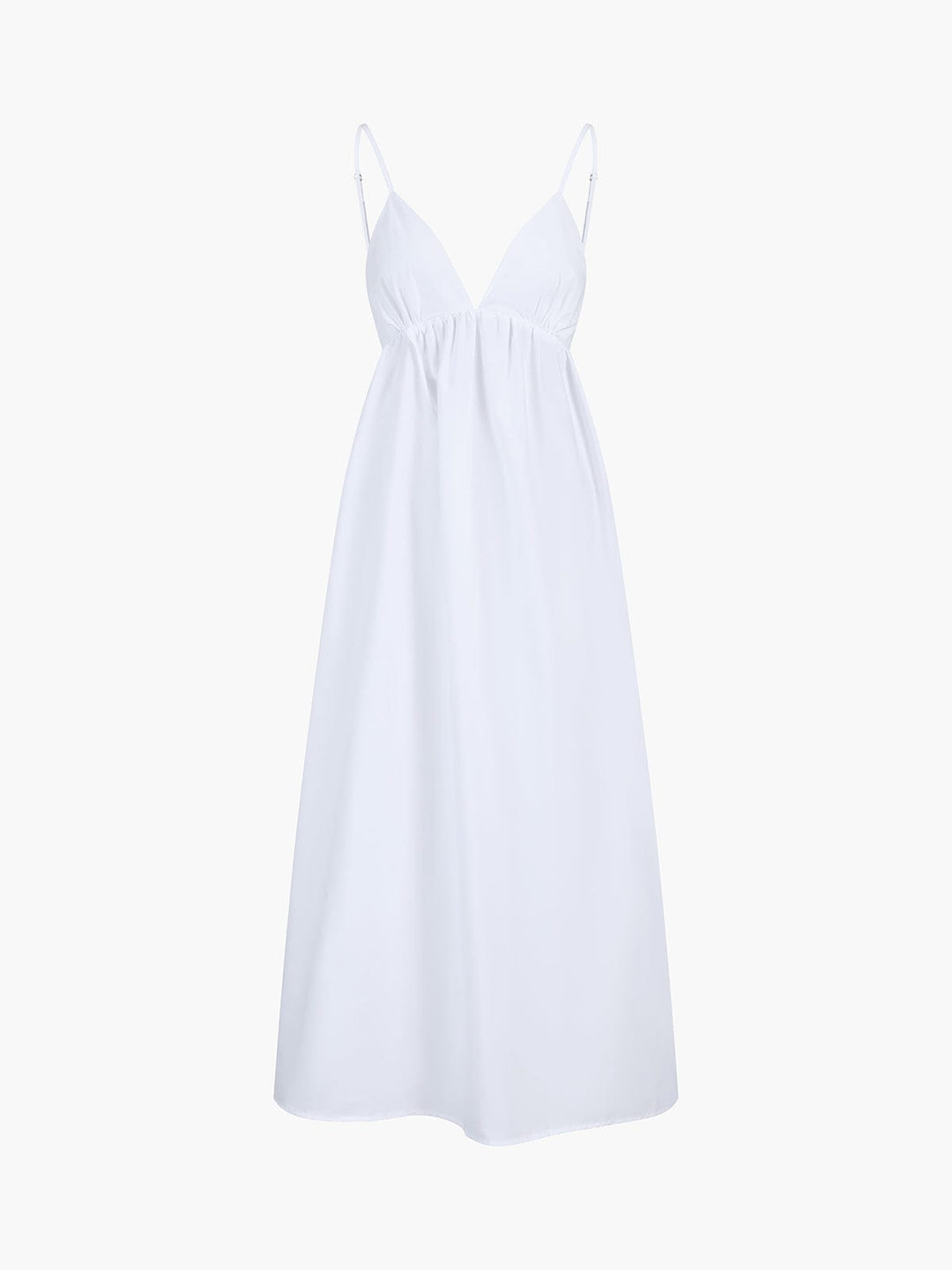 Women's Backless Maxi Dress - Lightweight Summer A-Line Sundress for Effortless Elegance 4