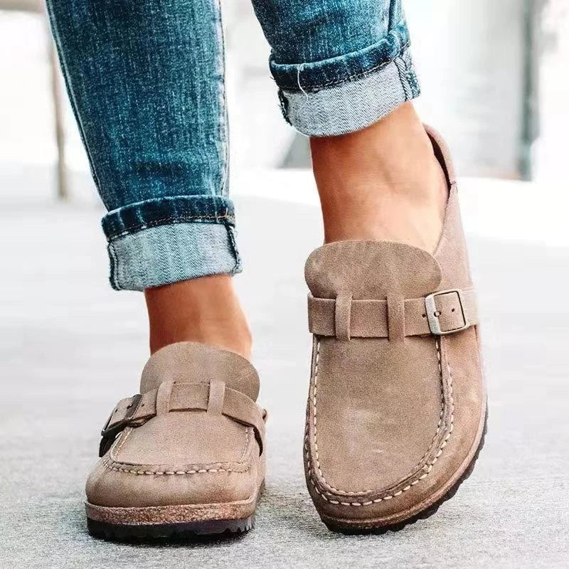 Women's Black Loafers with Orthopedic Arch Support and Cushioned Comfort for All-Day Wear 0