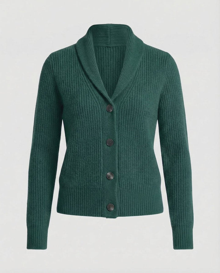 Women's Black Long Cardigan with Lapel Collar and Button Placket for Office and Casual Wear 0