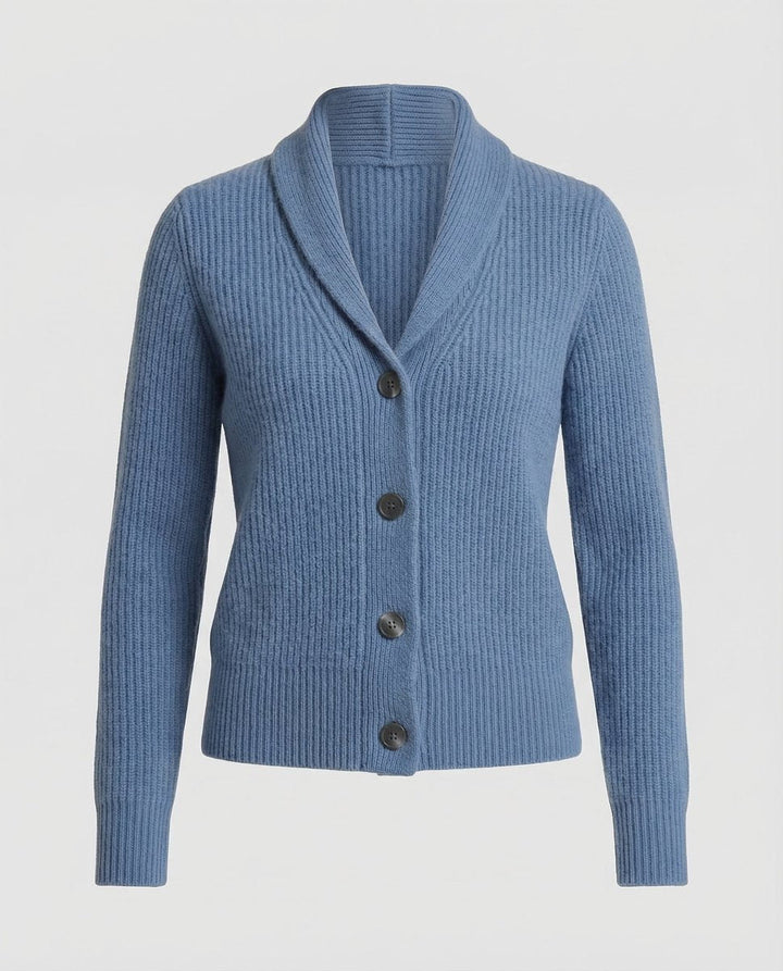 Women's Black Long Cardigan with Lapel Collar and Button Placket for Office and Casual Wear 5