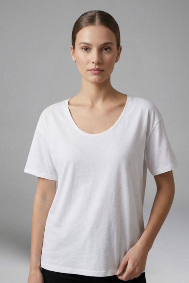 Women’s Casual Round Neck Short Sleeve T-Shirt for Everyday Wear 5