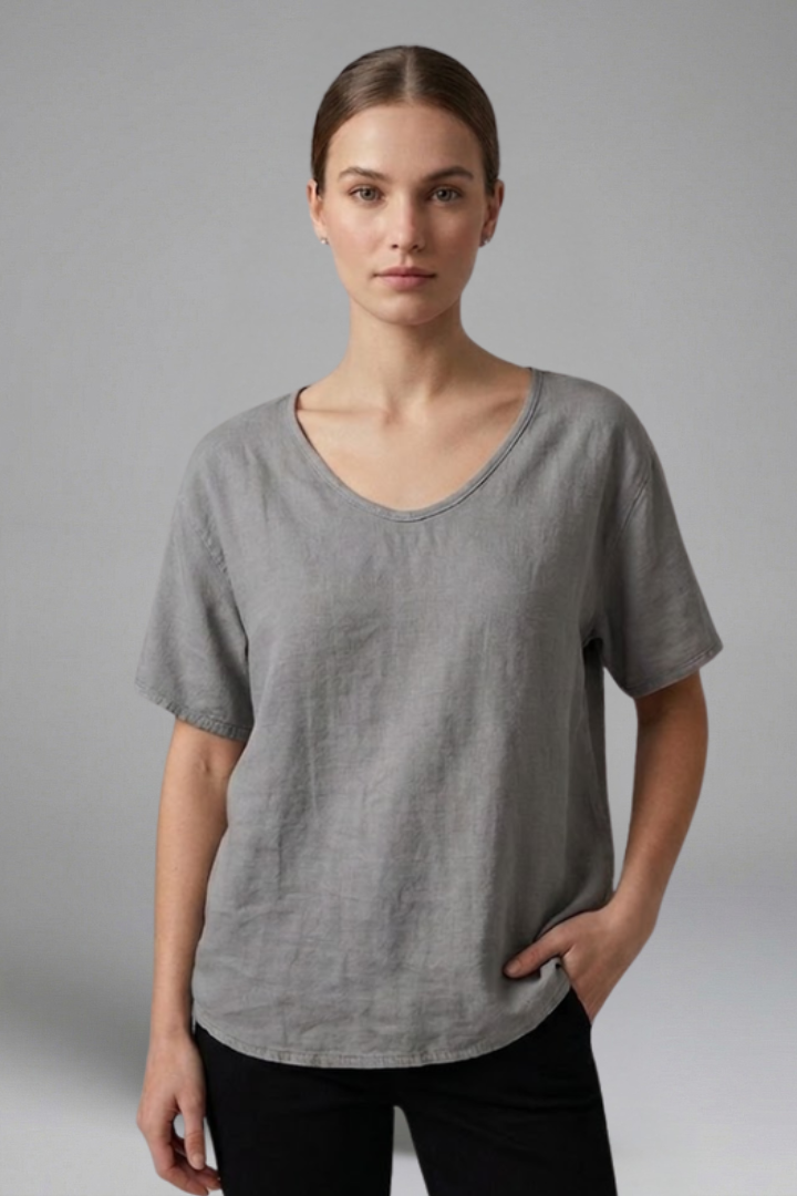 Women’s Casual Round Neck Short Sleeve T-Shirt for Everyday Wear 6