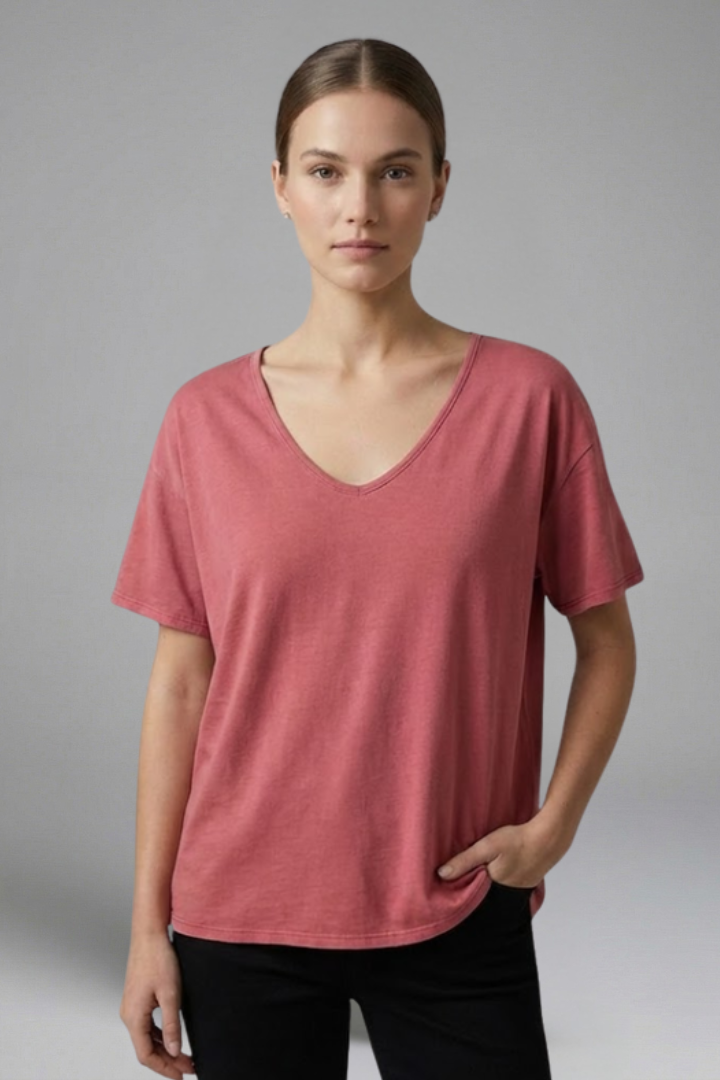 Women’s Casual Round Neck Short Sleeve T-Shirt for Everyday Wear 7