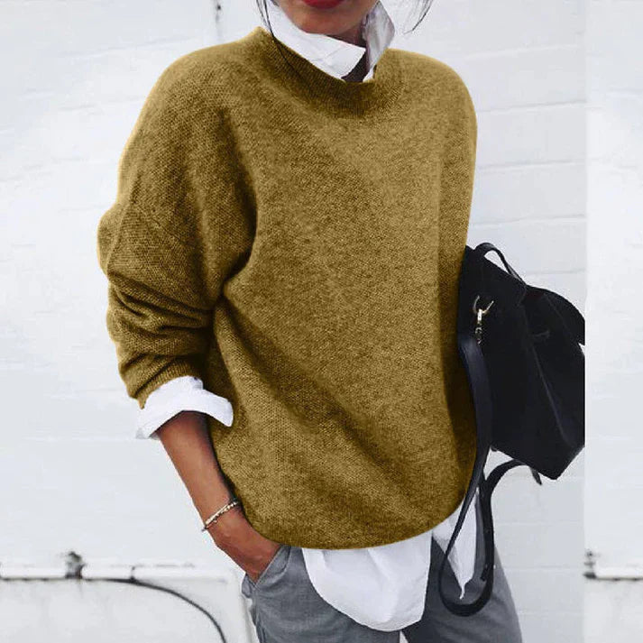 Women's Chunky Knit Sweater - Cozy Ladies Jumper for Stylish Comfort 0