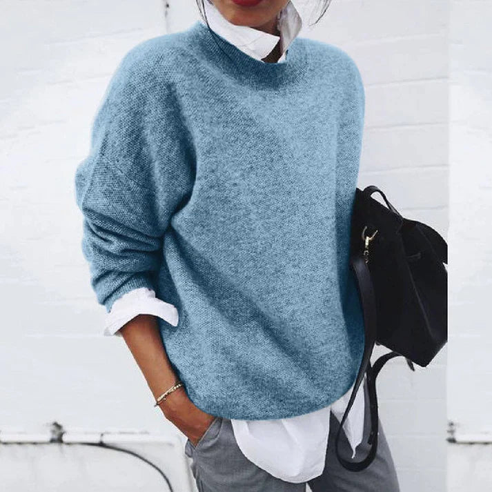 Women's Chunky Knit Sweater - Cozy Ladies Jumper for Stylish Comfort 1