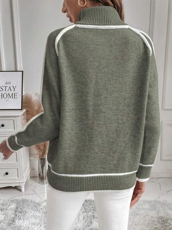 Women's Elegant Warm Lined Sweater - Cozy Fall Winter Knitwear for Stylish Comfort 5