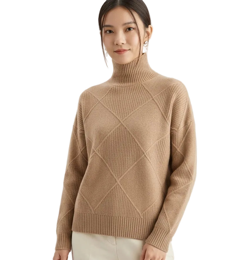 Women's Floral Knit Sweater - Classic Fit Lightweight Pullover for Casual Style 0