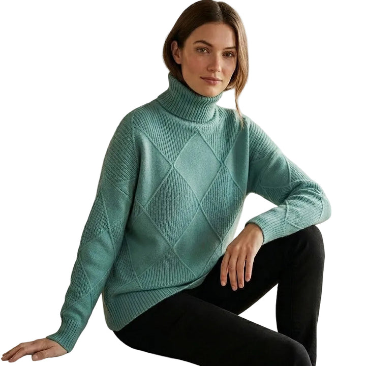 Women's Floral Knit Sweater - Classic Fit Lightweight Pullover for Casual Style 2