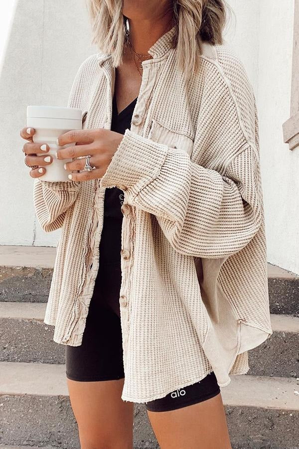 Women's Jacket - Elegant Corduroy Design for Versatile Everyday Style 0