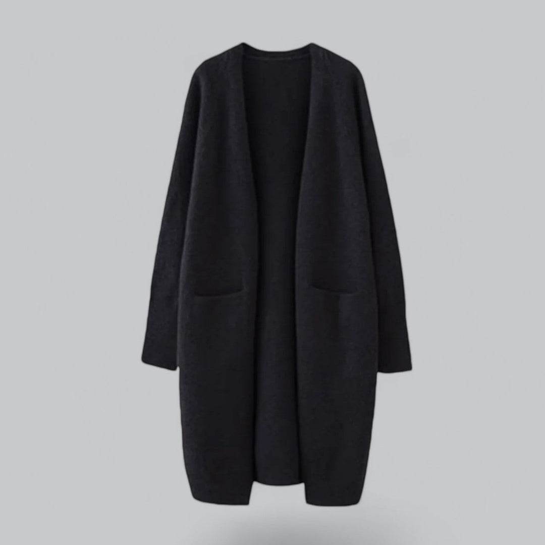 Women's Long Oversized Cardigan - Cozy Open Front Layering Sweater for Casual Style 3