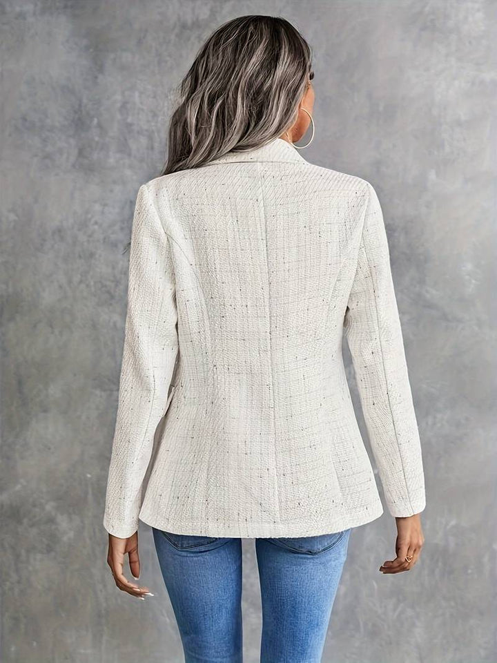 Women's Long Sleeve Blazer Elegant Tailored Jacket for Business and Casual Wear 3