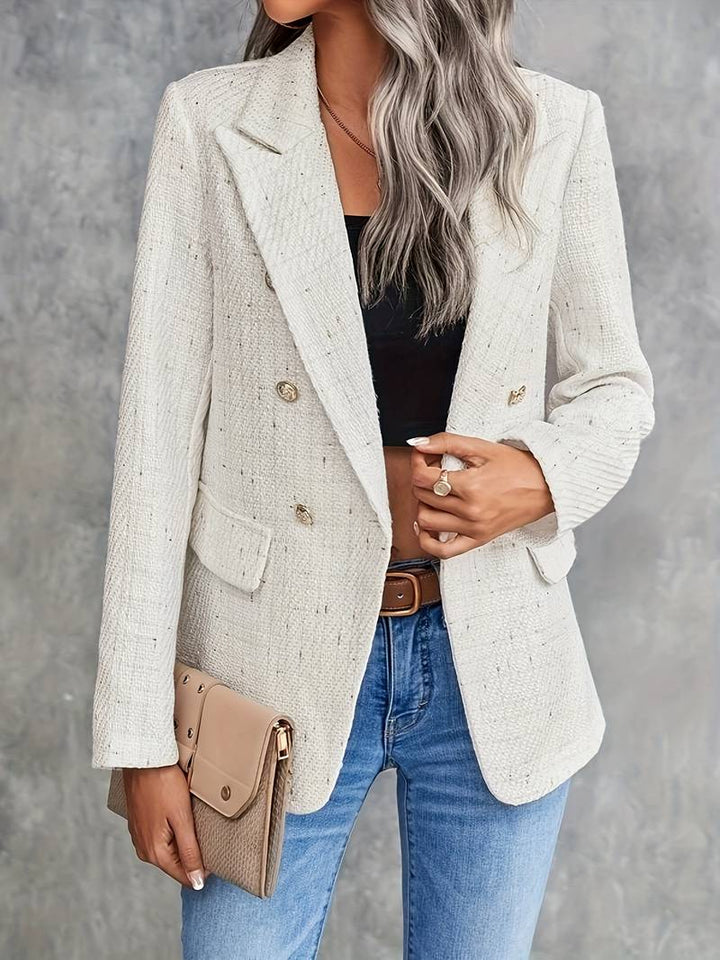 Women's Long Sleeve Blazer Elegant Tailored Jacket for Business and Casual Wear 4