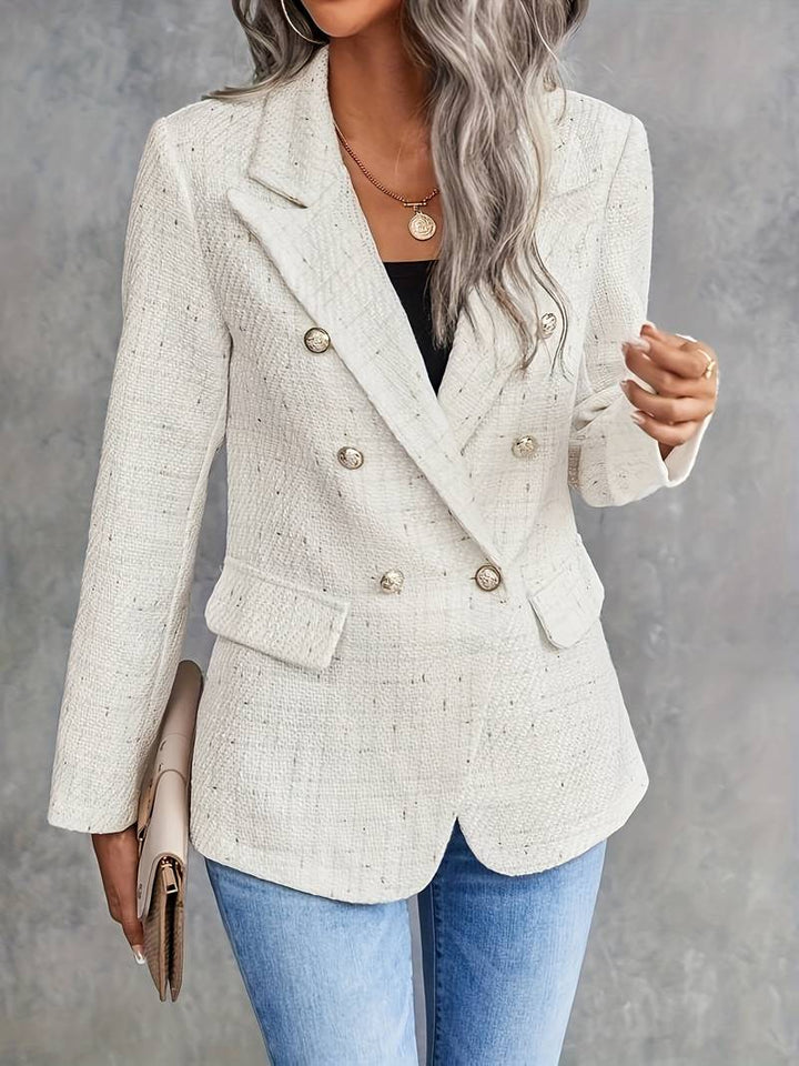 Women's Long Sleeve Blazer Elegant Tailored Jacket for Business and Casual Wear 5