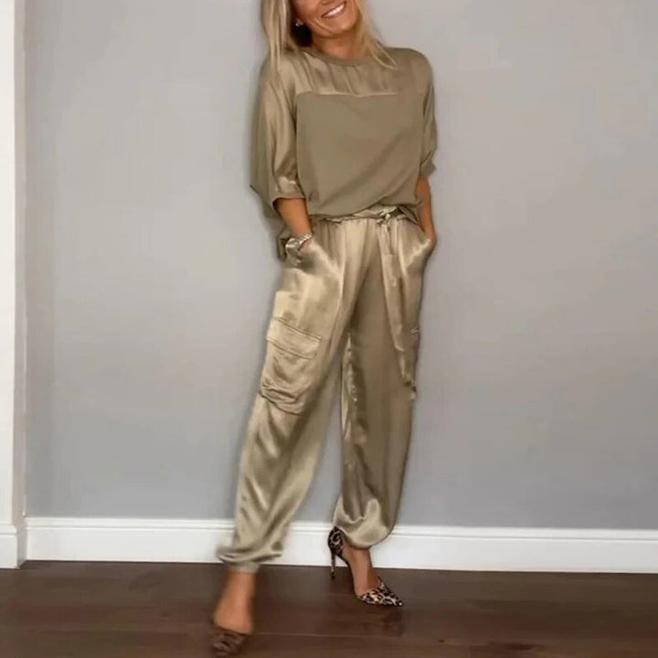 Women's Loungewear Set - Chic Relaxed Lounge Wear for Effortless Style & Comfort 0