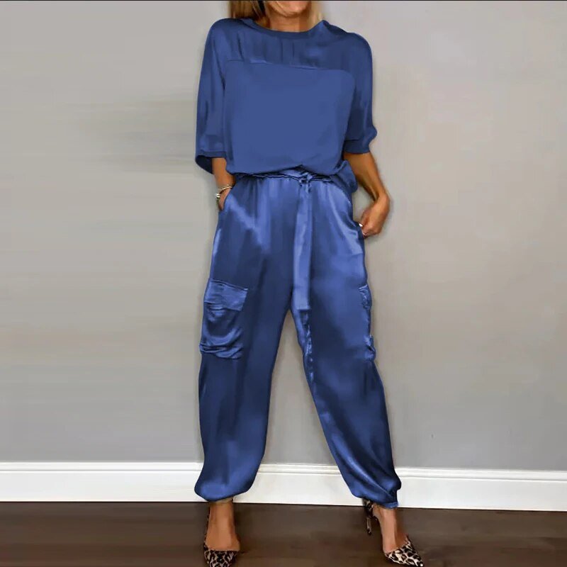 Women's Loungewear Set - Chic Relaxed Lounge Wear for Effortless Style & Comfort 1