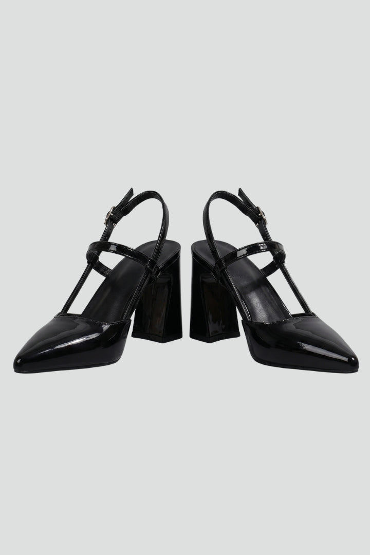 Women's Orthopedic Arch Support Leather Sandals with Buckle Closure and Pointed Toe 1