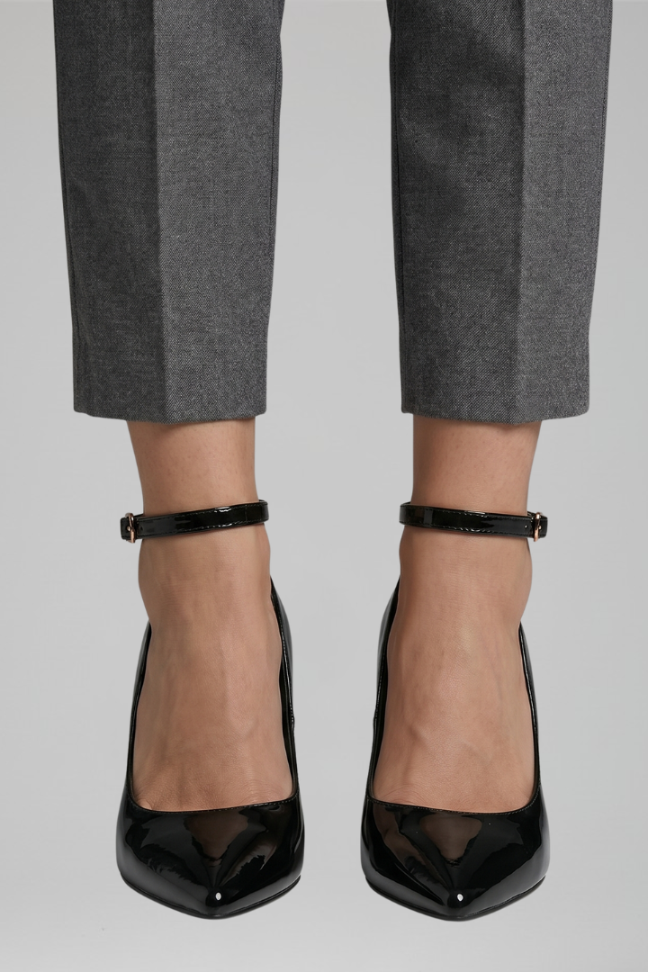 Women's Orthopedic Block Heel Pumps with Arch Support and Buckle Closure for Formal Wear 7