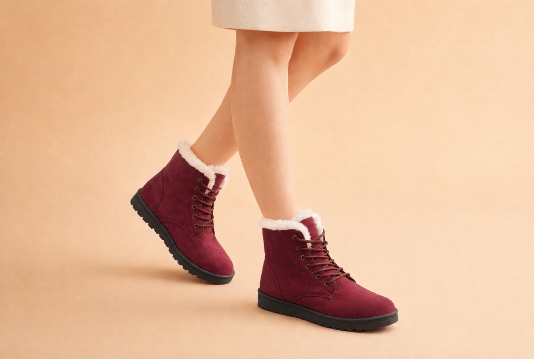 Women's Orthopedic Boots with Arch Support - Comfortable Warm Cosy Winter Footwear 4