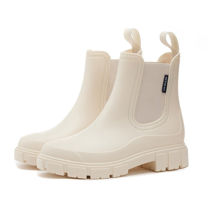 Women's Orthopedic Chelsea Boots with Arch Support - Comfortable Low Heel Ankle Boots 0