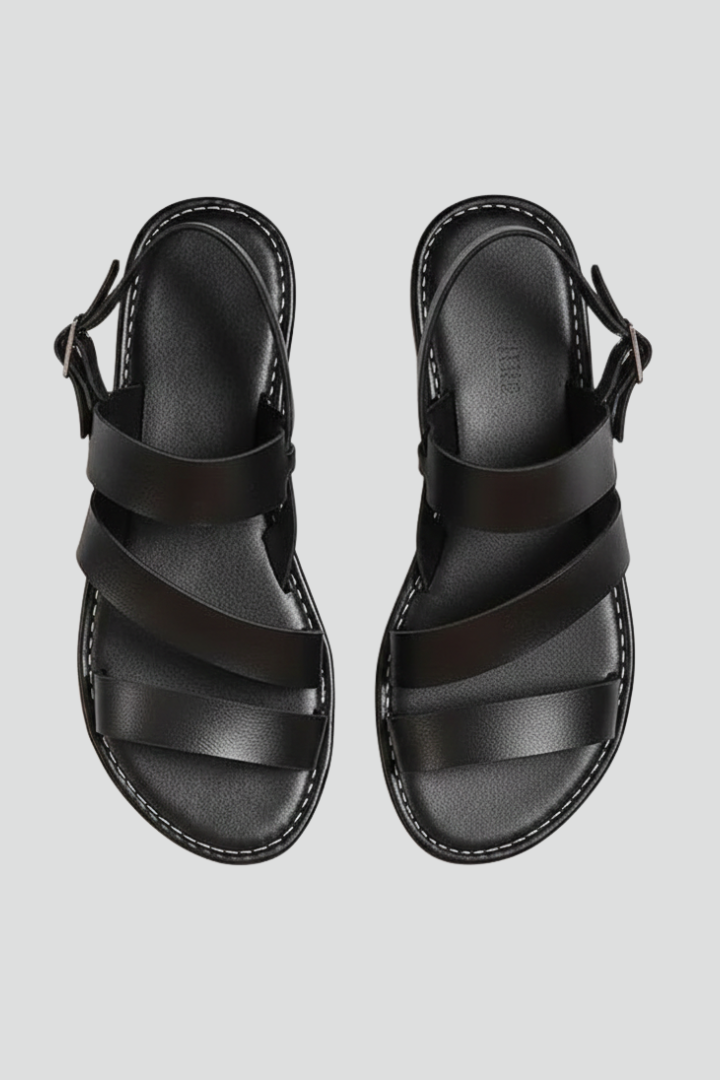 Women's Orthopedic Flat Sandals with Arch Support and Back Strap for Comfortable Summer Wear 1