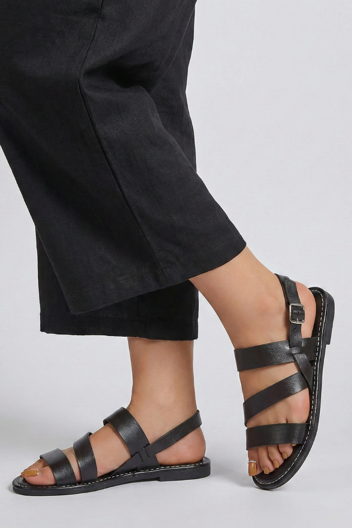 Women's Orthopedic Flat Sandals with Arch Support and Back Strap for Comfortable Summer Wear 2
