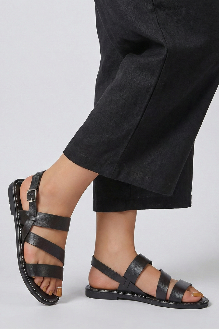 Women's Orthopedic Flat Sandals with Arch Support and Back Strap for Comfortable Summer Wear 3