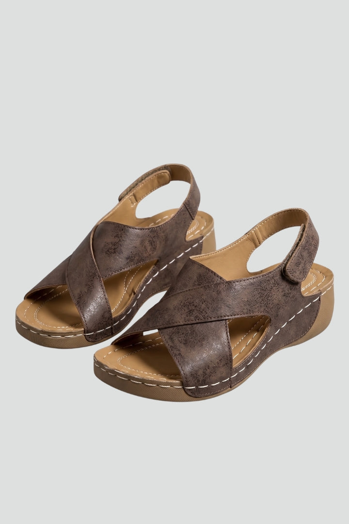 Women's Orthopedic Platform Wedge Sandals with Arch Support and Cushioned Insole 1