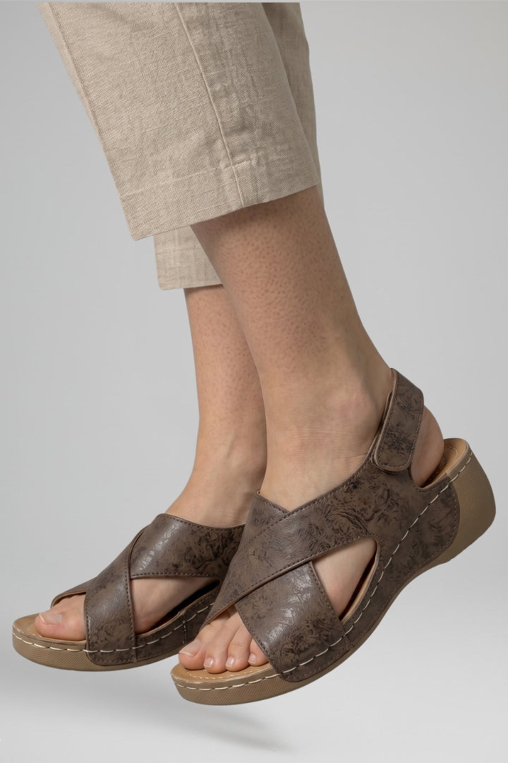 Women's Orthopedic Platform Wedge Sandals with Arch Support and Cushioned Insole 4