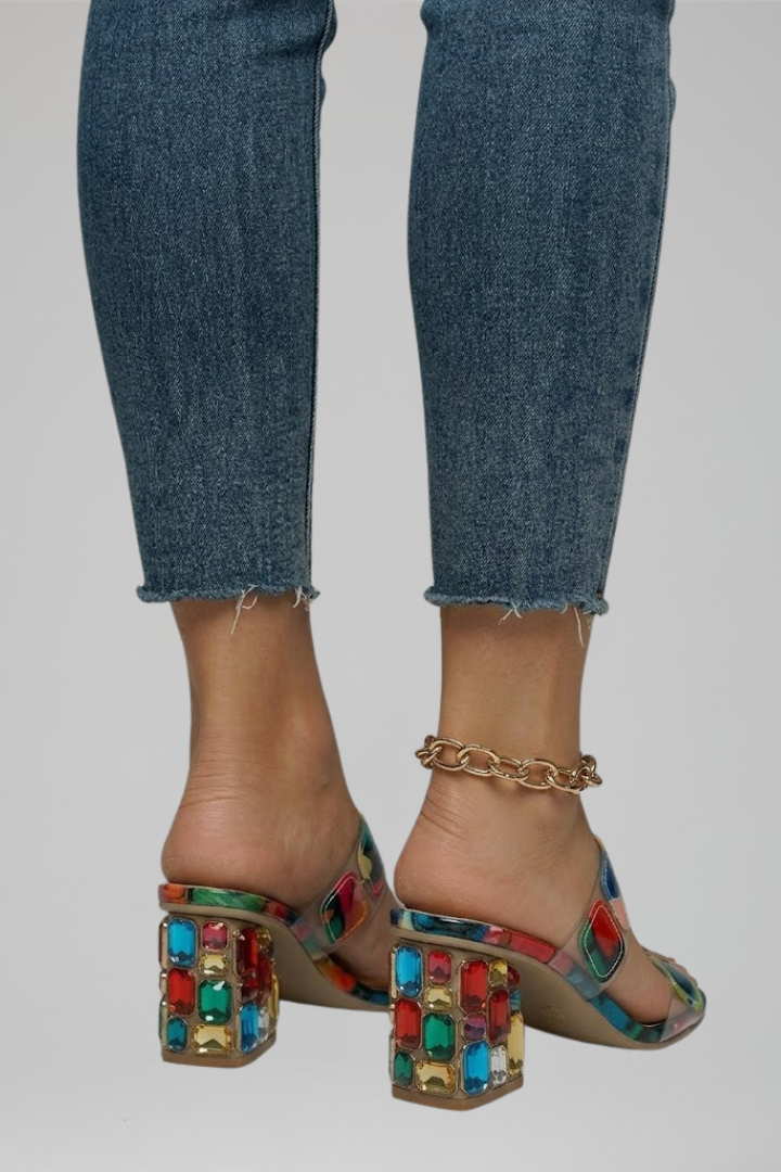 Women's Orthopedic Sandals with Arch Support, Comfortable Block Heel, Stylish Slip-On Design 5