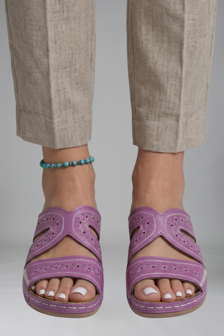 Women's Orthopedic Sandals with Arch Support and Breathable Cutout Straps for All-Day Comfort 9