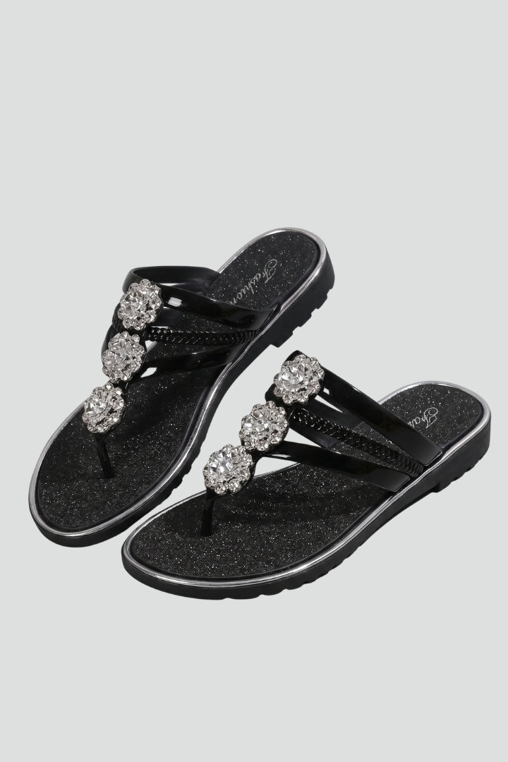 Women's Orthopedic Sandals with Arch Support and Embellished Straps 1