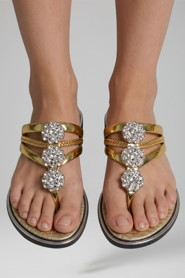 Women's Orthopedic Sandals with Arch Support and Embellished Straps 6