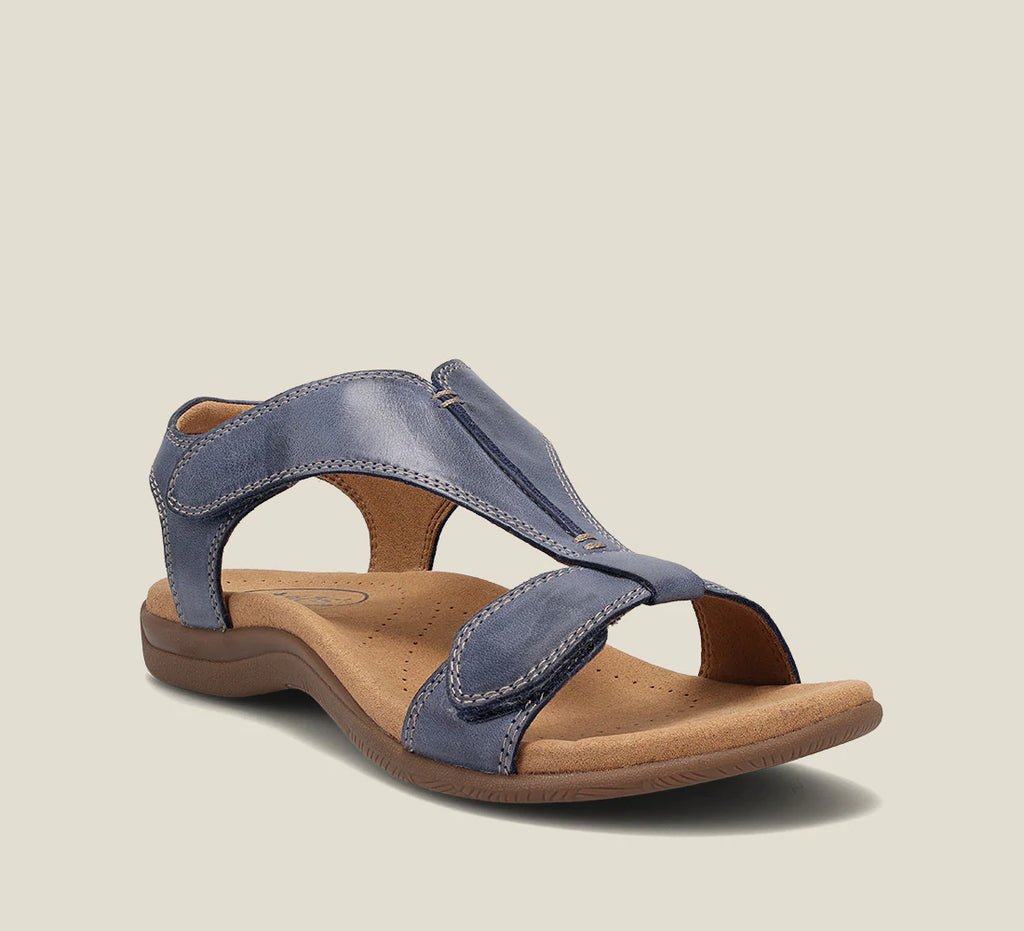 Women's Orthopedic Vegan Leather Sandals - Comfortable Summer Footwear for All-Day Style and Support 5