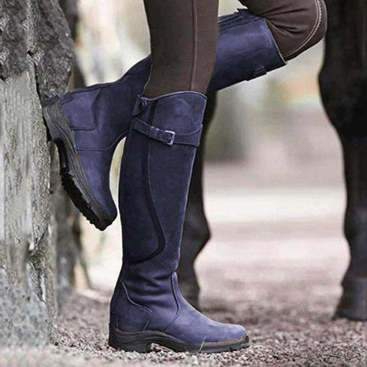 Women's Orthopedic Waterproof Riding Boots with Arch Support for Winter 4