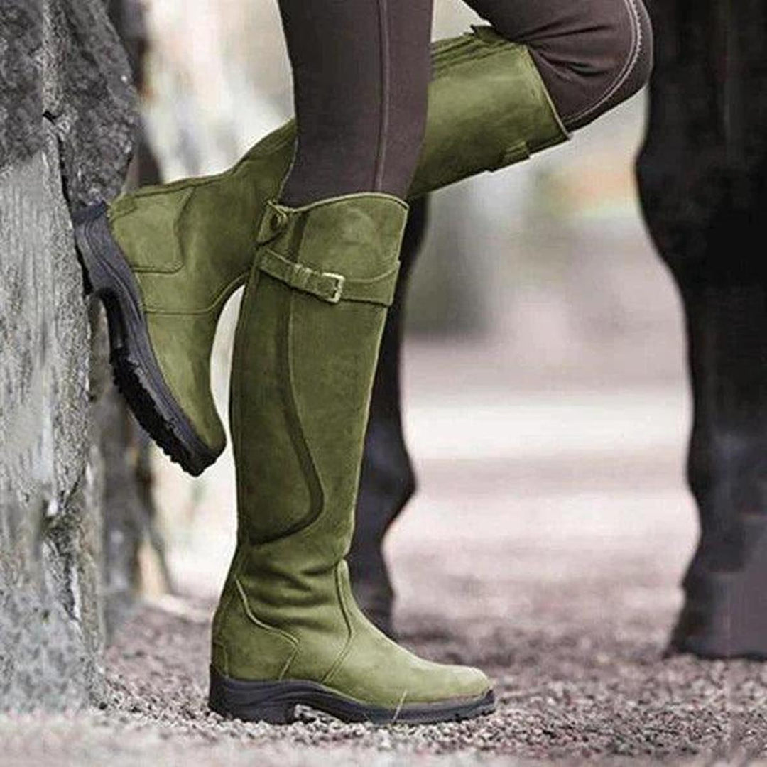 Women's Orthopedic Waterproof Riding Boots with Arch Support for Winter 5