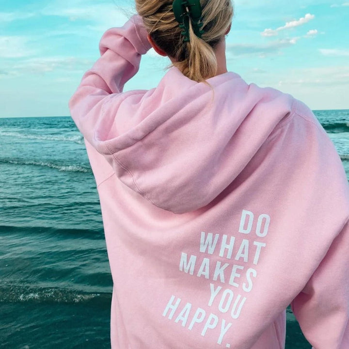 Women's Oversized Hoodie Sweatshirt - Relaxed Fit Pullover for Casual Style - Black Hoodie Women 0