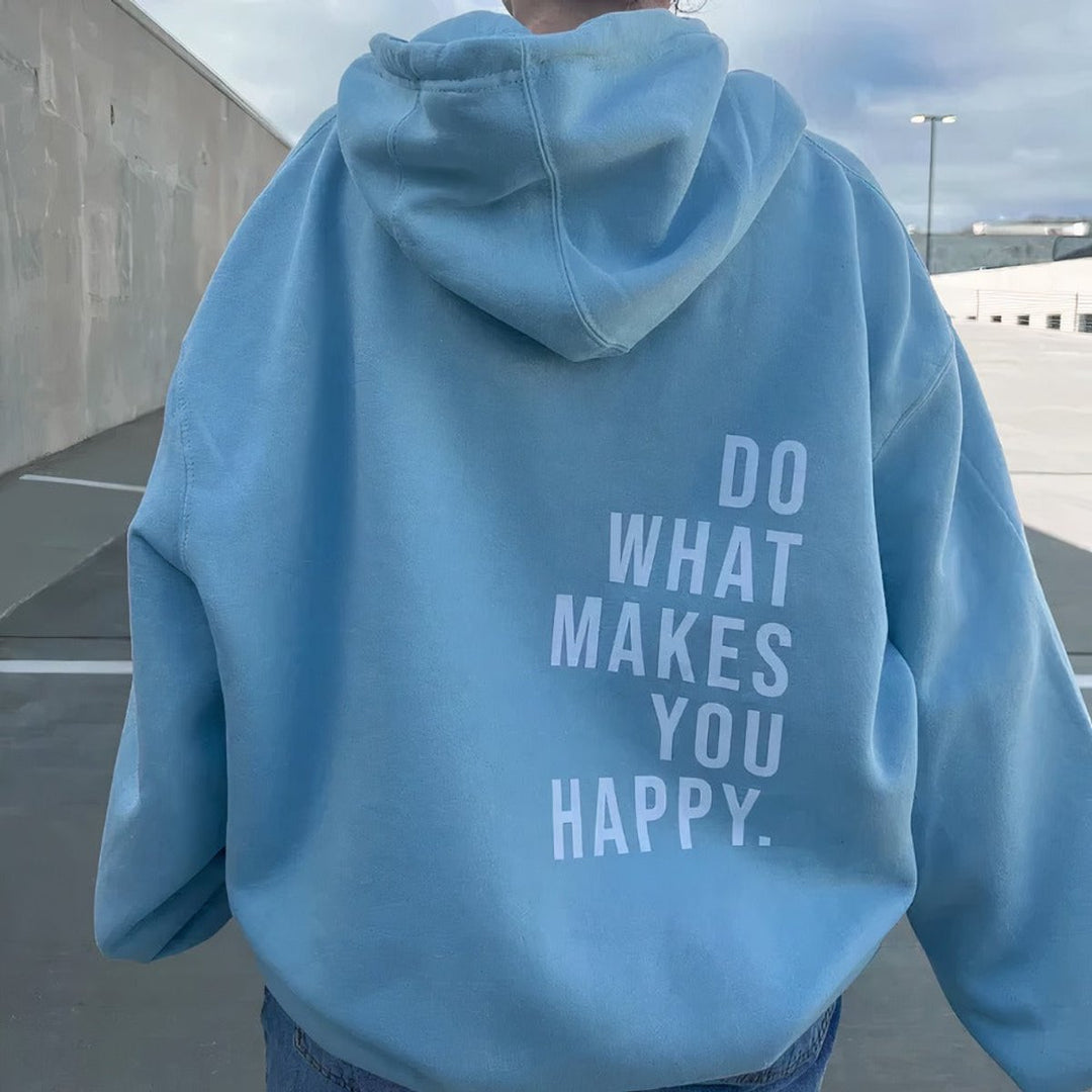 Women's Oversized Hoodie Sweatshirt - Relaxed Fit Pullover for Casual Style - Black Hoodie Women 1