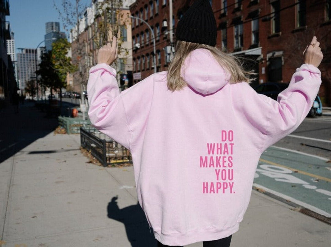 Women's Oversized Hoodie Sweatshirt - Relaxed Fit Pullover for Casual Style - Black Hoodie Women 2