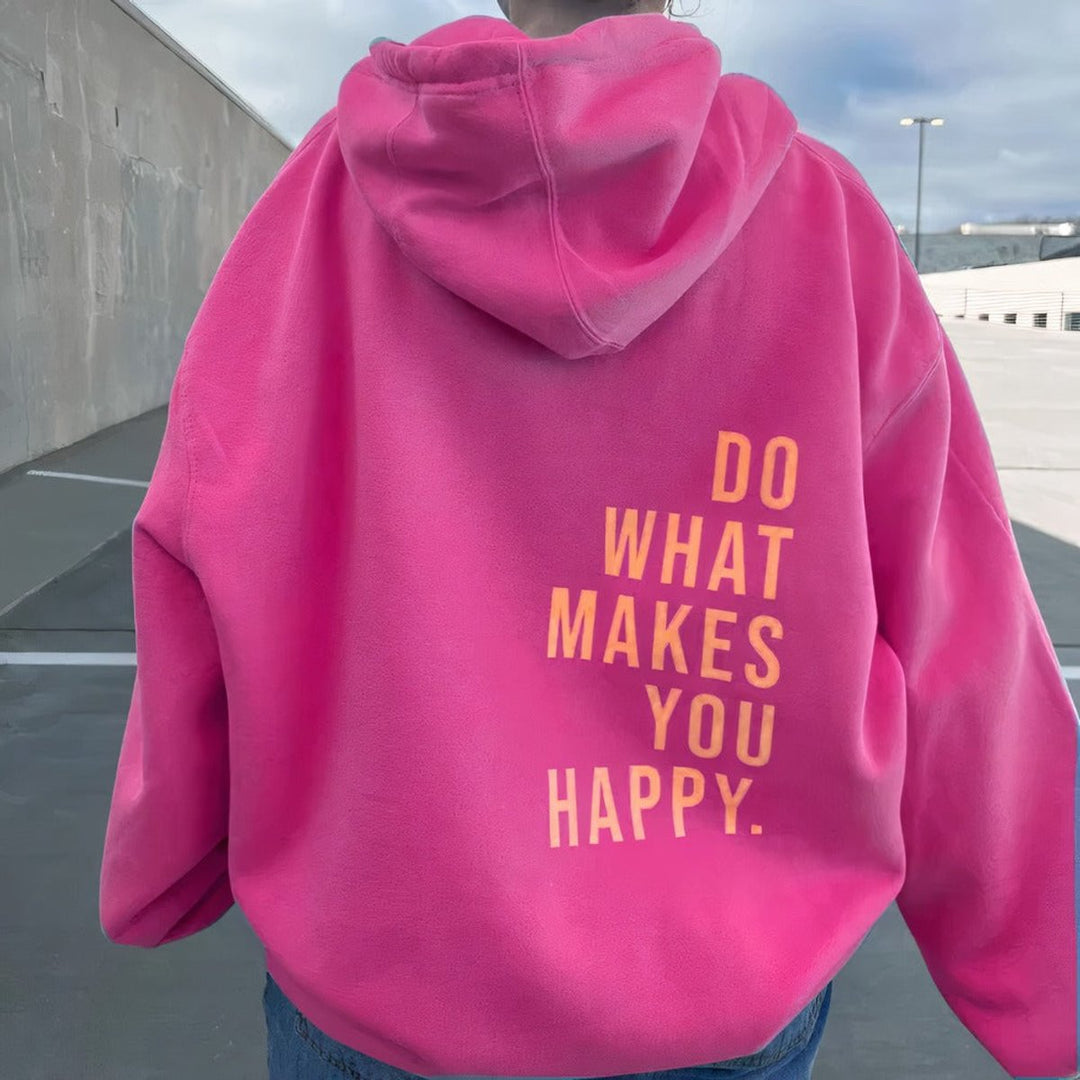 Women's Oversized Hoodie Sweatshirt - Relaxed Fit Pullover for Casual Style - Black Hoodie Women 4