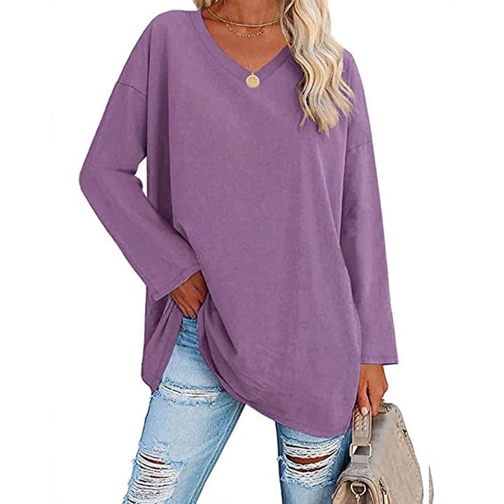 Women's Oversized Sweater - Casual Loose Fit for Everyday Comfort and Style 0