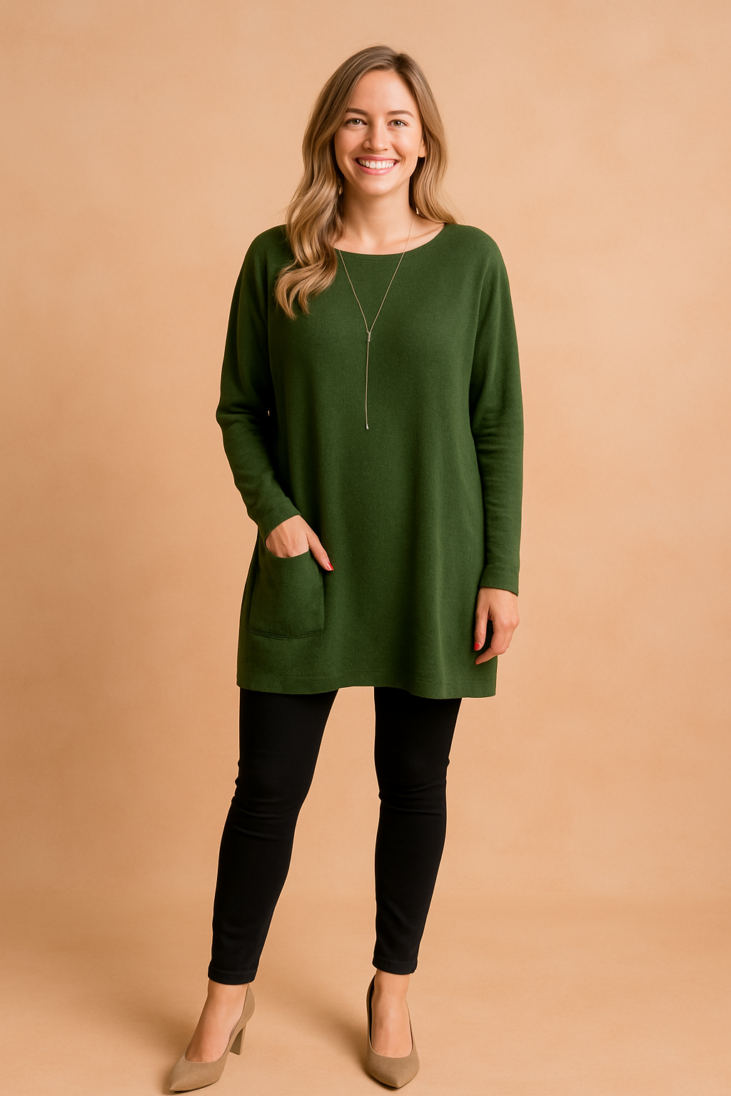 Women's Oversized Sweater with Pockets - Casual Everyday Style for Effortless Comfort 7