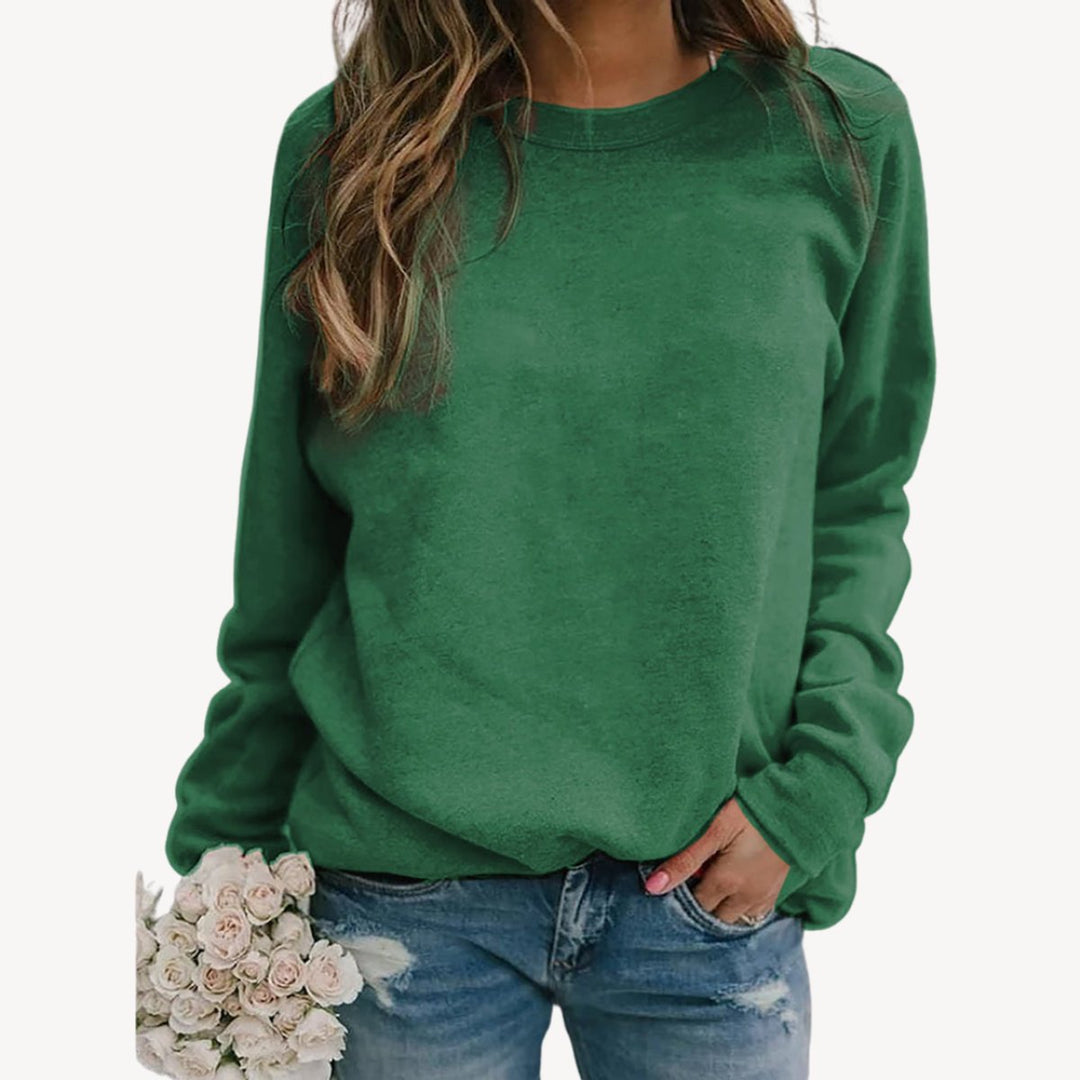 Women's Relaxed-Fit Crewneck Casual Jumper for Everyday Comfort 5