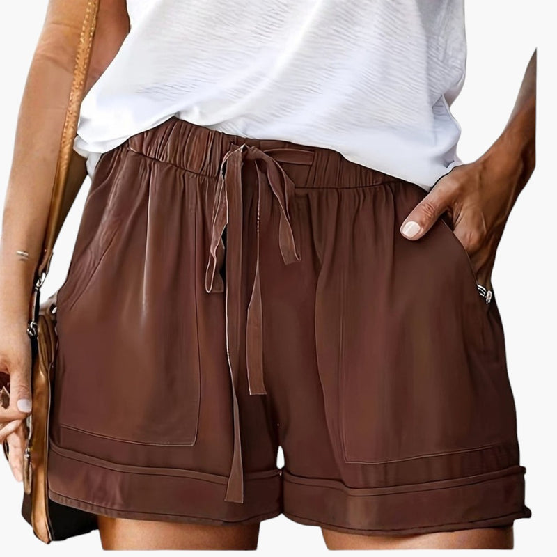 Women's Relaxed Fit Drawstring Waist Shorts for Comfortable Summer Style 11
