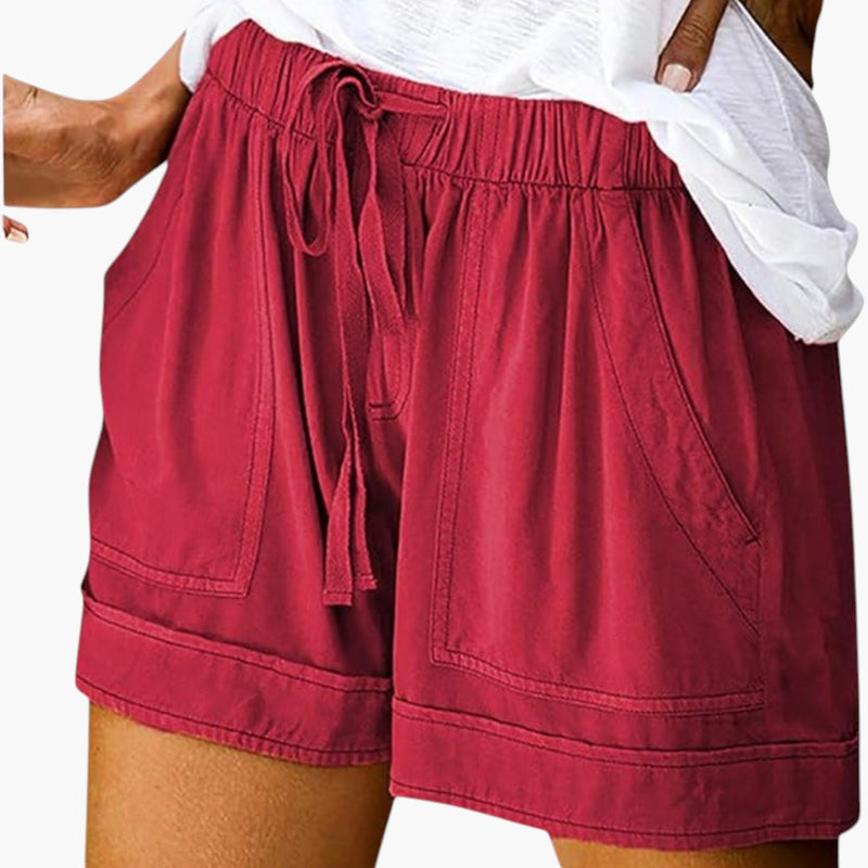 Women's Relaxed Fit Drawstring Waist Shorts for Comfortable Summer Style 6