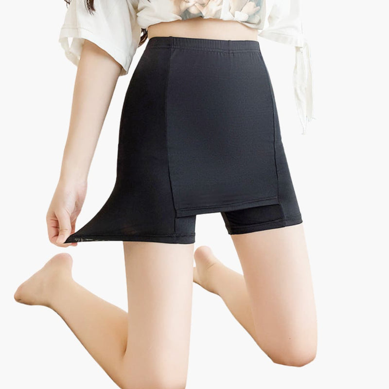 Women's Skort with Wide Waistband and Inner Shorts for Comfortable Summer Style 0