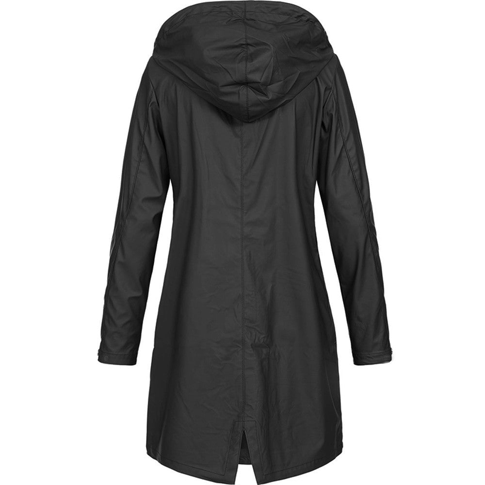 Women's Stylish Waterproof Windbreaker Jacket - Lightweight & Versatile Raincoat for Outdoor Activities 2