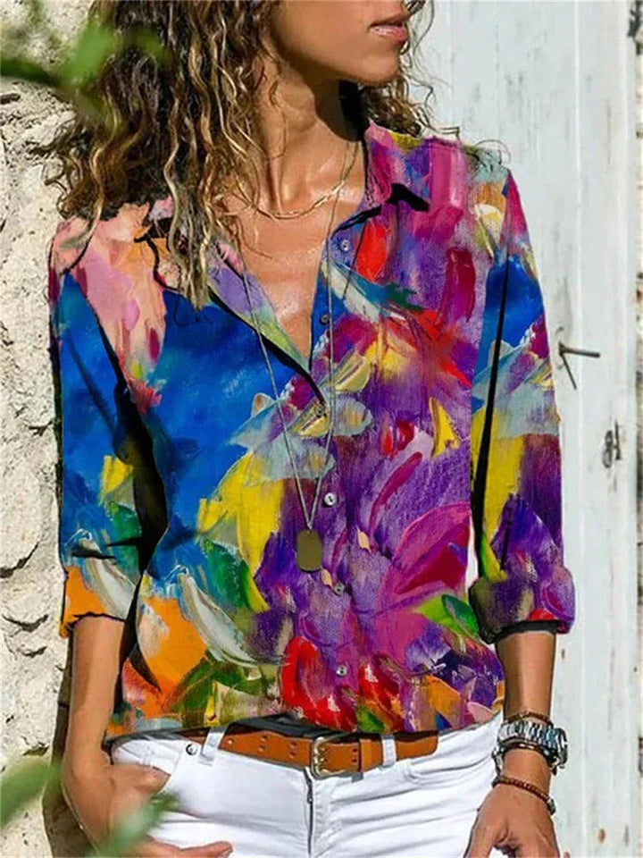 Women's Summer Blouse - Chic Casual Top for Effortless Style and Versatility 4