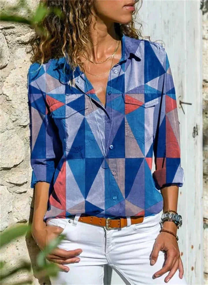 Women's Summer Blouse - Chic Casual Top for Effortless Style and Versatility 5