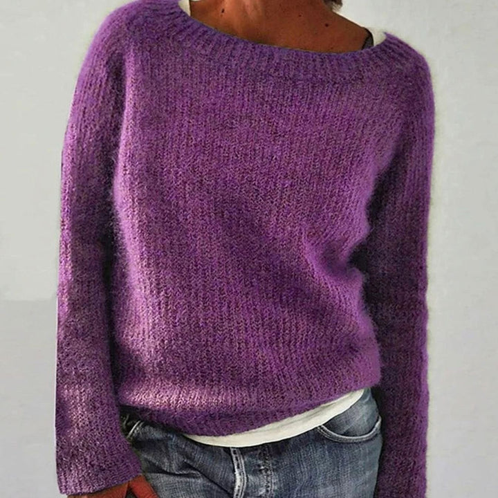 Women's Sweater - Relaxed-Fit Casual Knit Pullover for Everyday Comfort and Versatile Style 2
